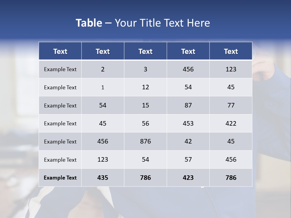 Inside Contemplation Officeinterior PowerPoint Template