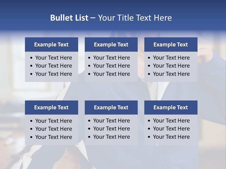 Inside Contemplation Officeinterior PowerPoint Template