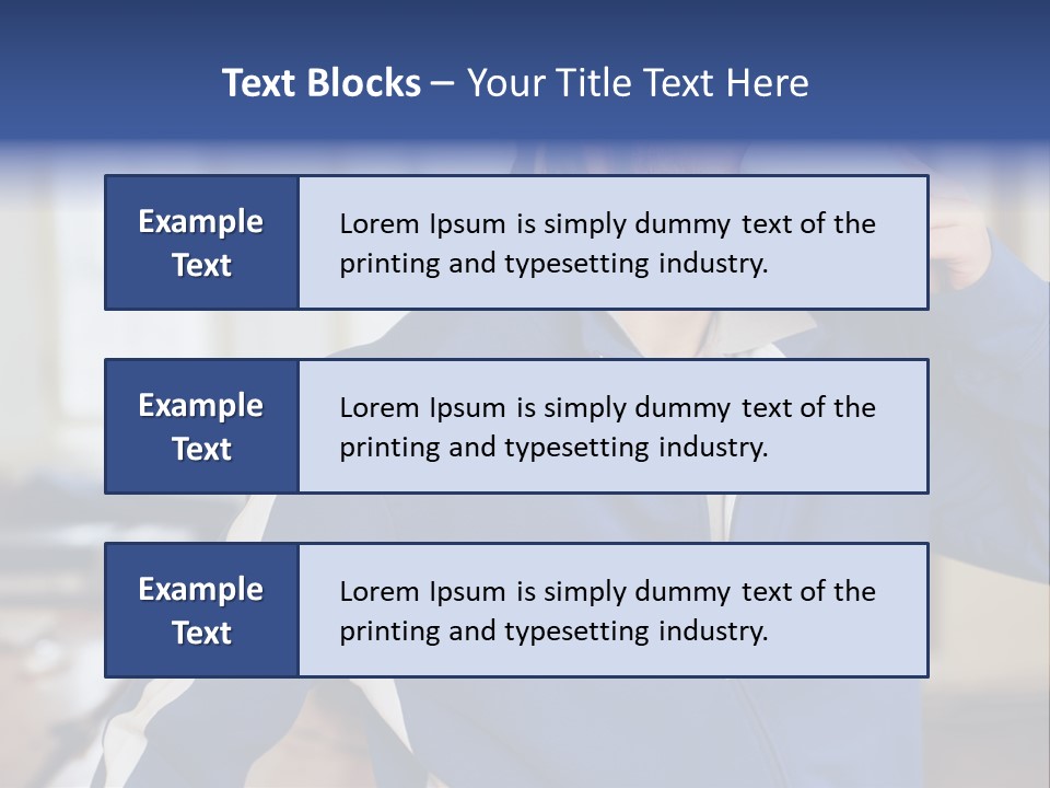 Inside Contemplation Officeinterior PowerPoint Template