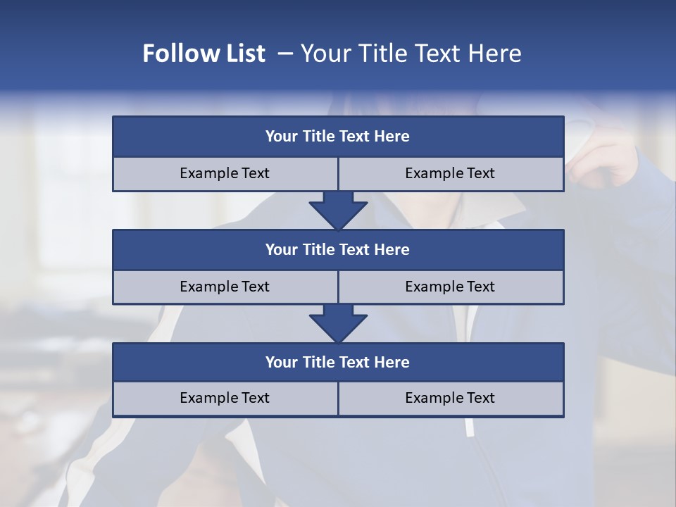 Inside Contemplation Officeinterior PowerPoint Template