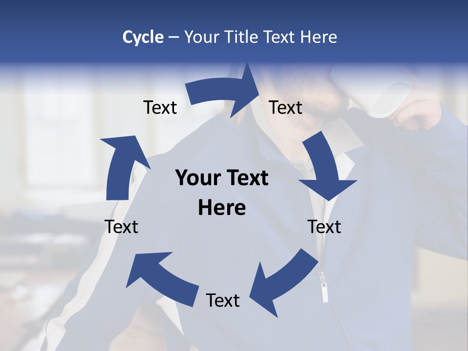 Inside Contemplation Officeinterior PowerPoint Template