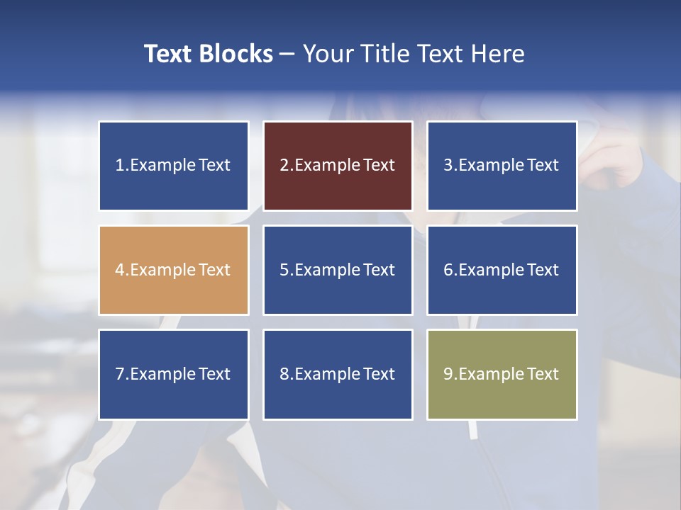 Inside Contemplation Officeinterior PowerPoint Template