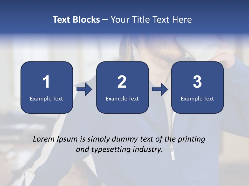 Inside Contemplation Officeinterior PowerPoint Template