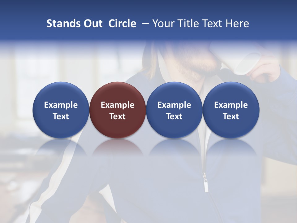 Inside Contemplation Officeinterior PowerPoint Template