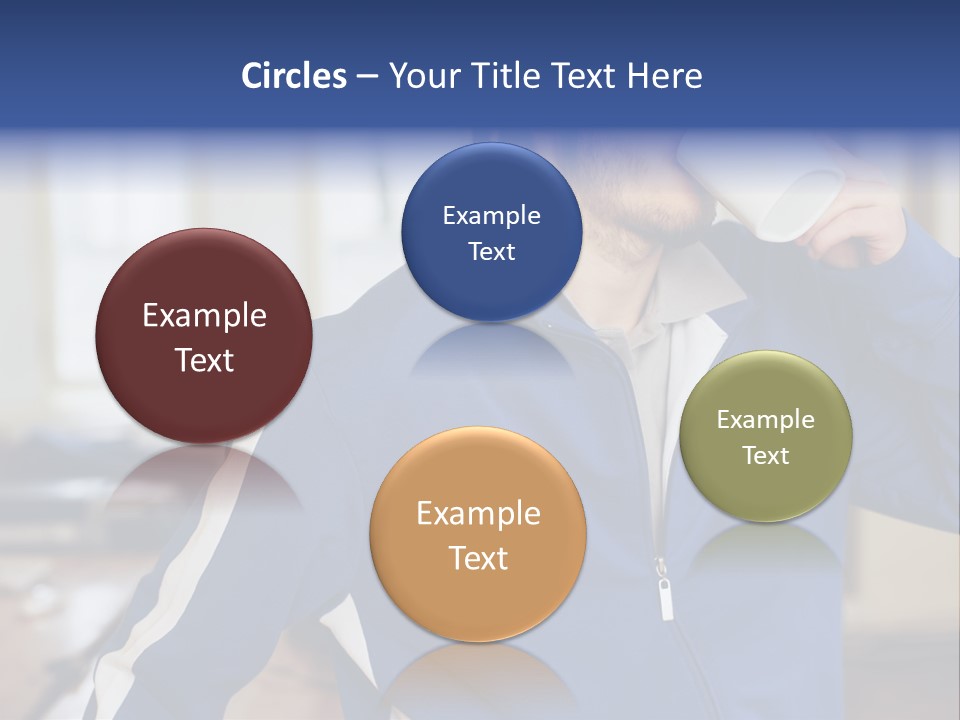 Inside Contemplation Officeinterior PowerPoint Template