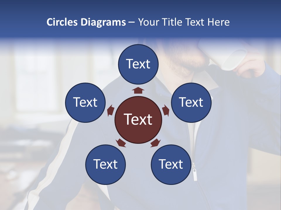 Inside Contemplation Officeinterior PowerPoint Template