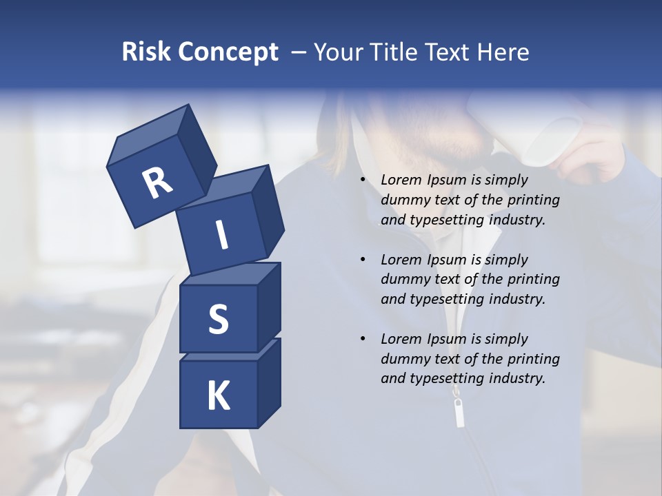 Inside Contemplation Officeinterior PowerPoint Template