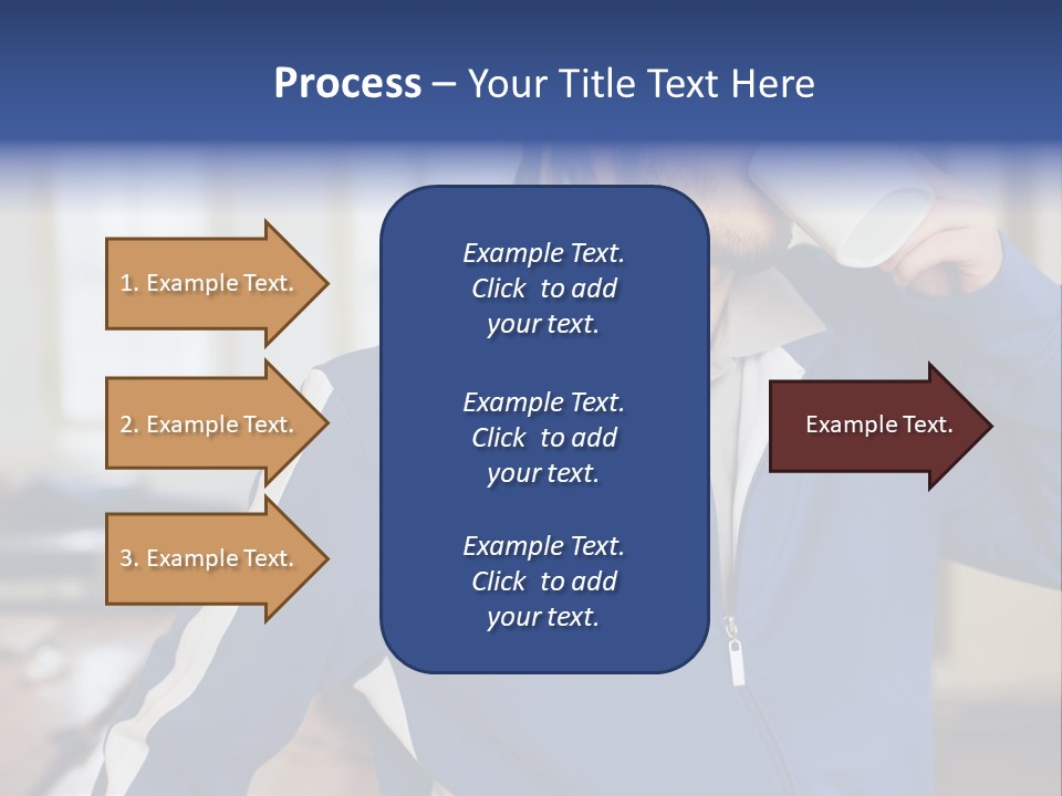 Inside Contemplation Officeinterior PowerPoint Template