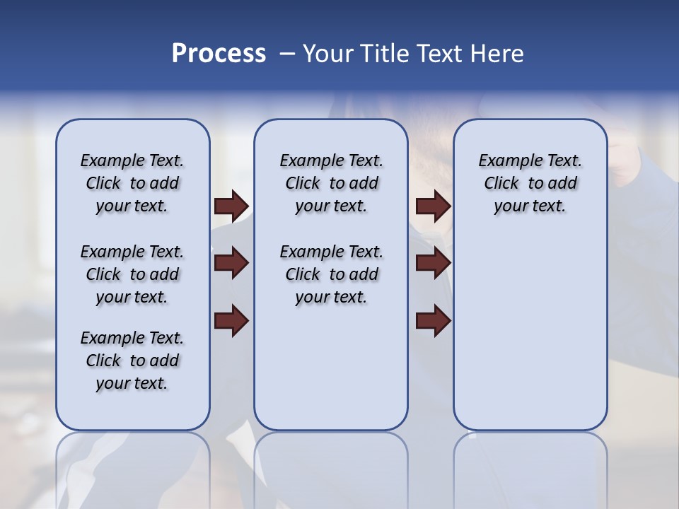Inside Contemplation Officeinterior PowerPoint Template