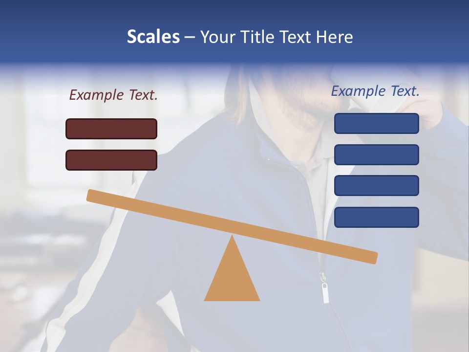 Inside Contemplation Officeinterior PowerPoint Template