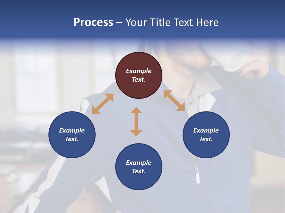 Inside Contemplation Officeinterior PowerPoint Template
