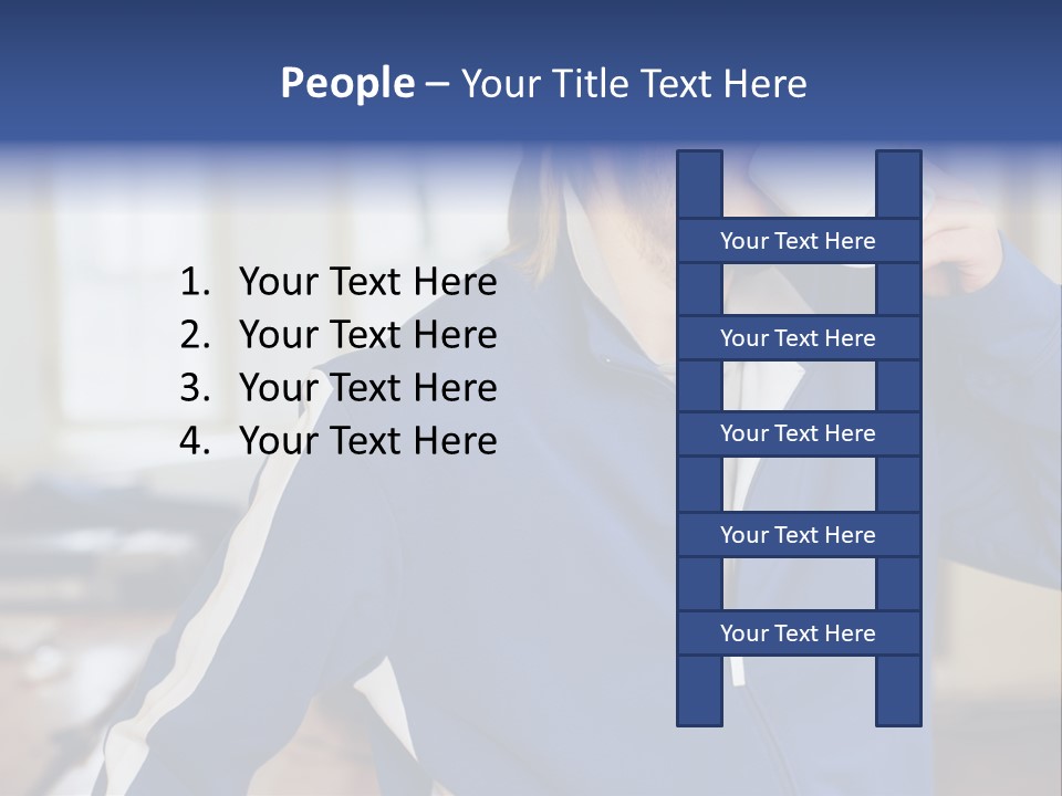 Inside Contemplation Officeinterior PowerPoint Template