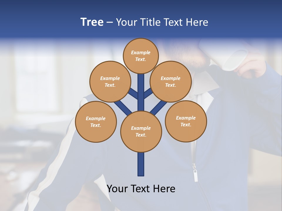 Inside Contemplation Officeinterior PowerPoint Template