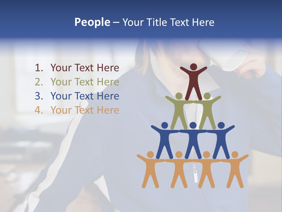 Inside Contemplation Officeinterior PowerPoint Template