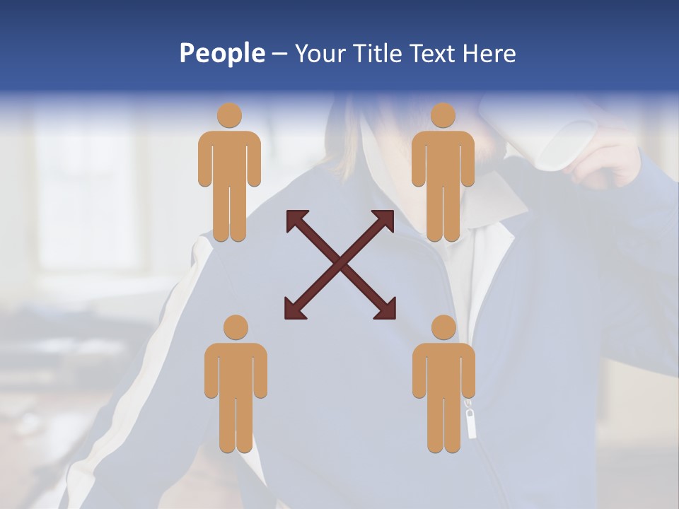 Inside Contemplation Officeinterior PowerPoint Template