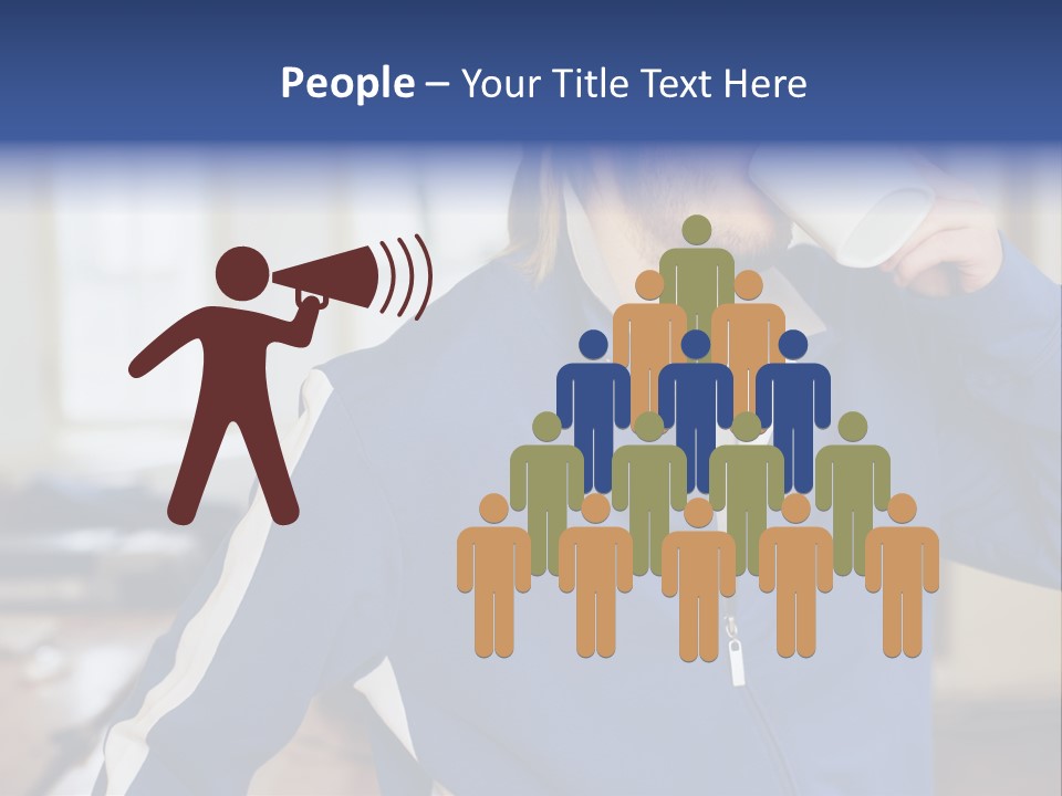 Inside Contemplation Officeinterior PowerPoint Template