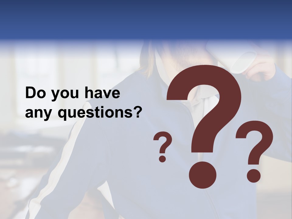 Inside Contemplation Officeinterior PowerPoint Template