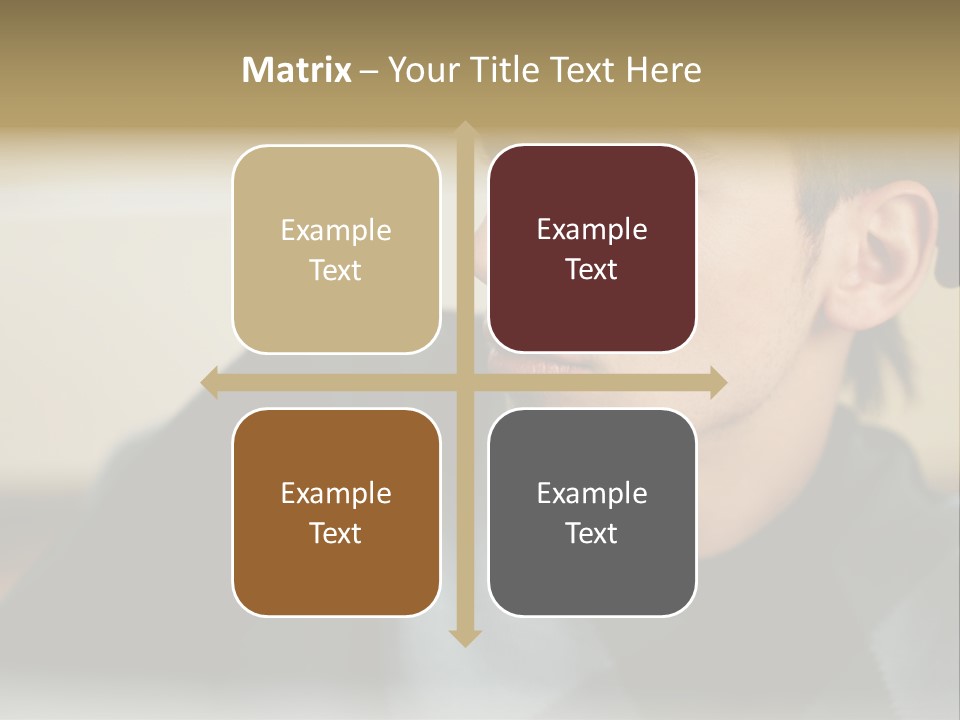 Youngman Thought Mural PowerPoint Template