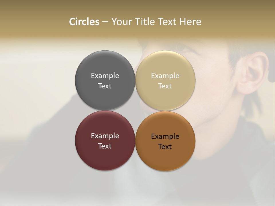 Youngman Thought Mural PowerPoint Template