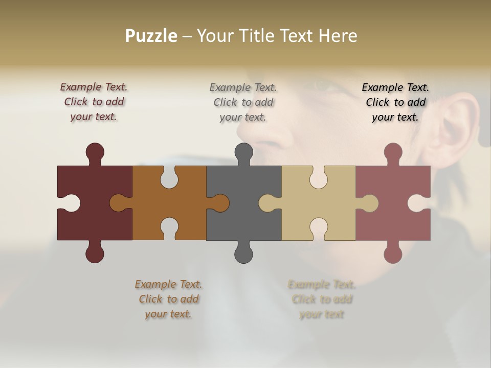 Youngman Thought Mural PowerPoint Template