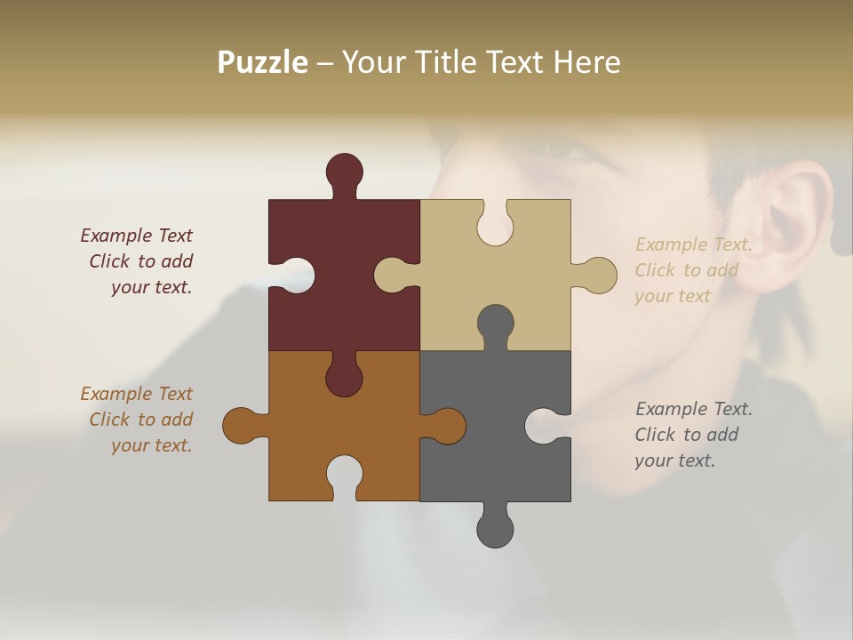 Youngman Thought Mural PowerPoint Template