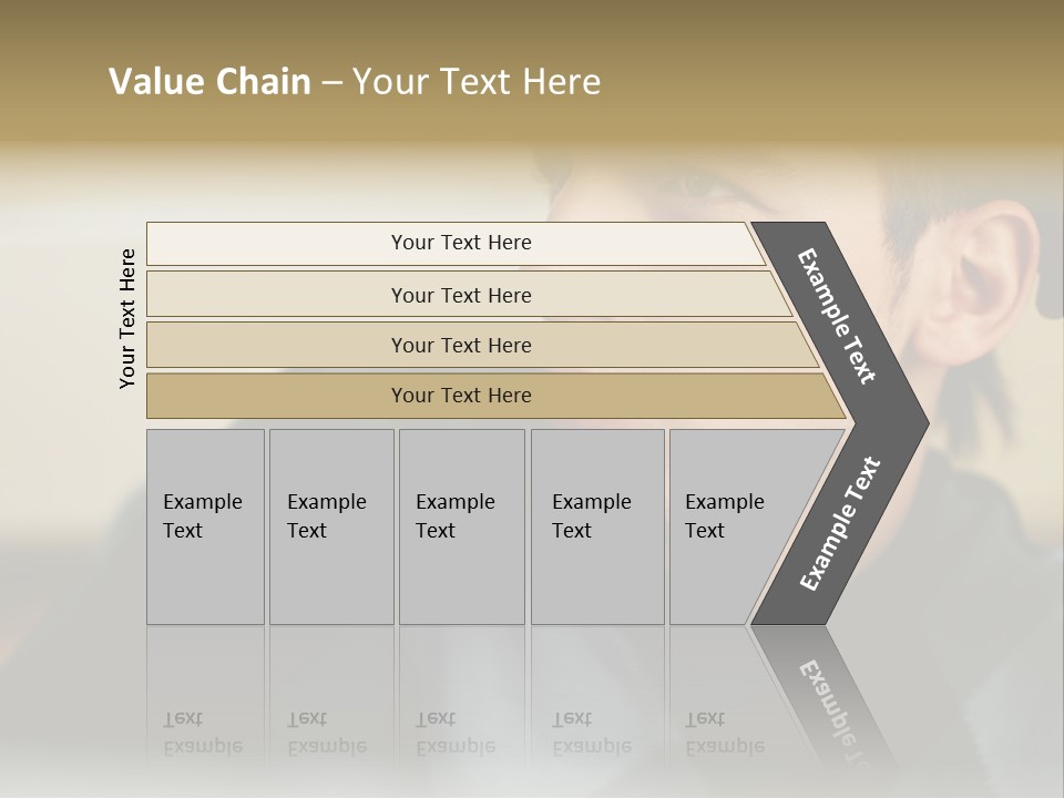 Youngman Thought Mural PowerPoint Template