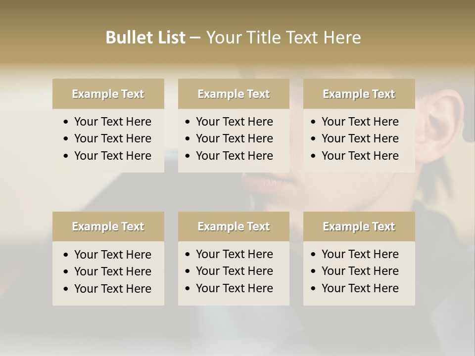 Youngman Thought Mural PowerPoint Template