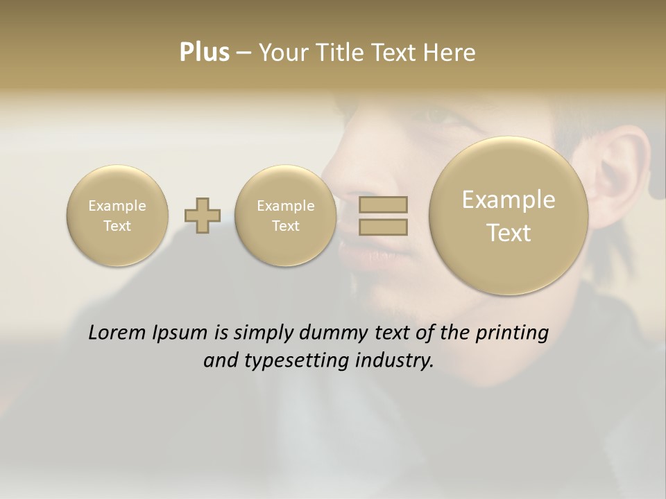 Youngman Thought Mural PowerPoint Template