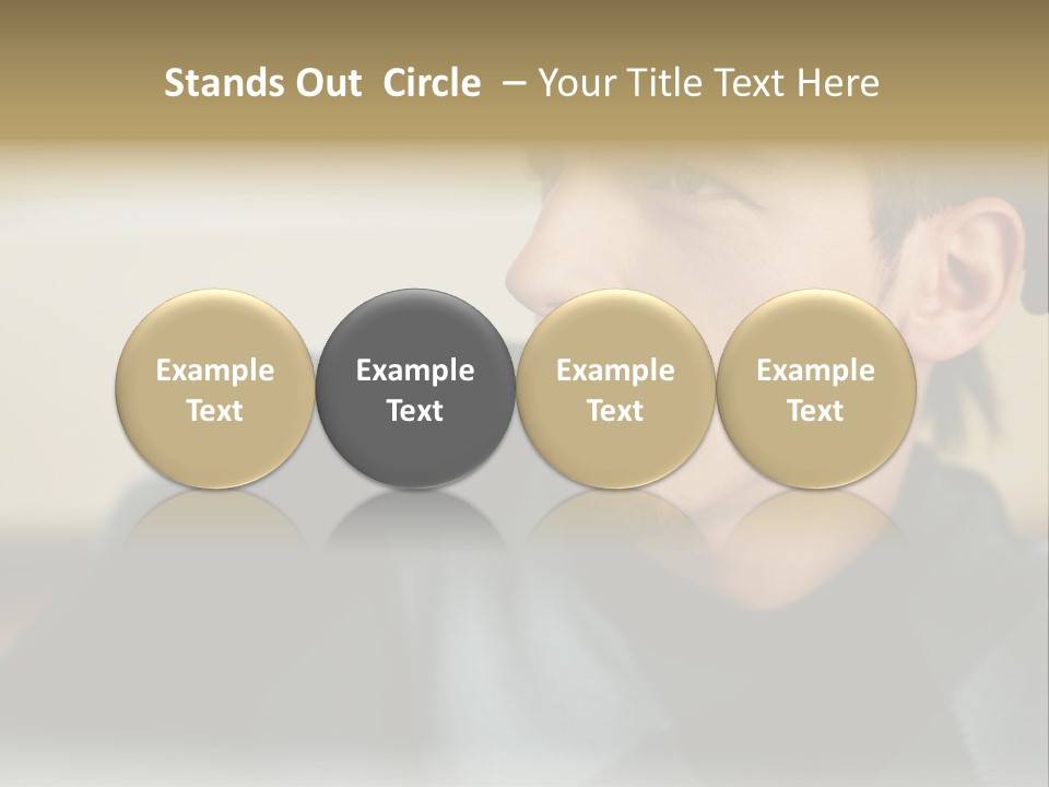 Youngman Thought Mural PowerPoint Template