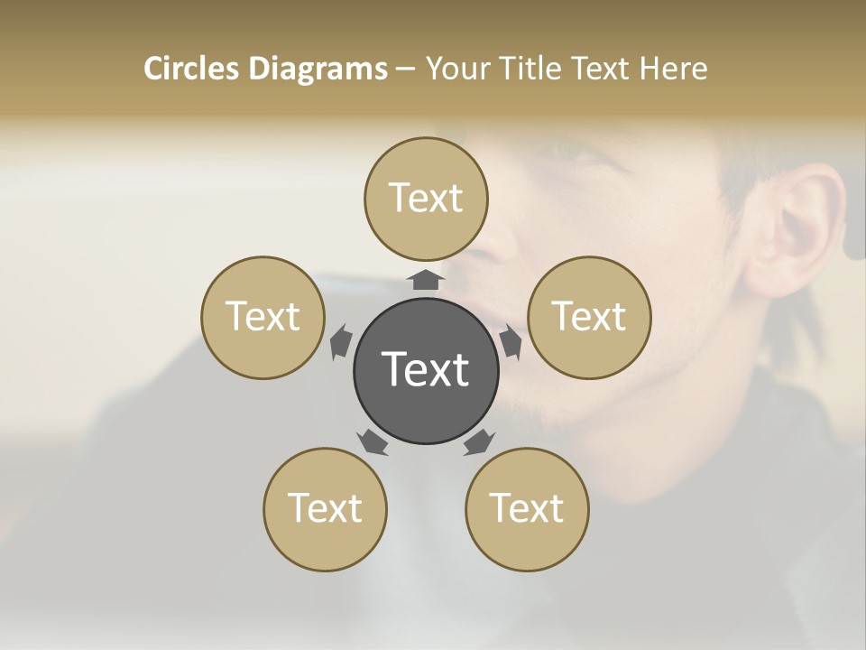 Youngman Thought Mural PowerPoint Template