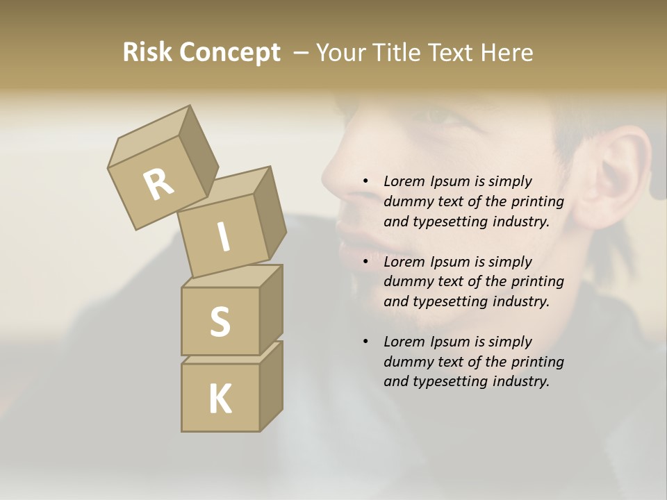 Youngman Thought Mural PowerPoint Template