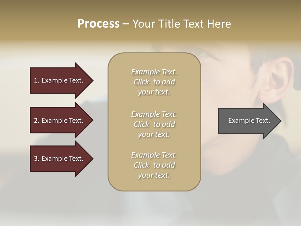 Youngman Thought Mural PowerPoint Template