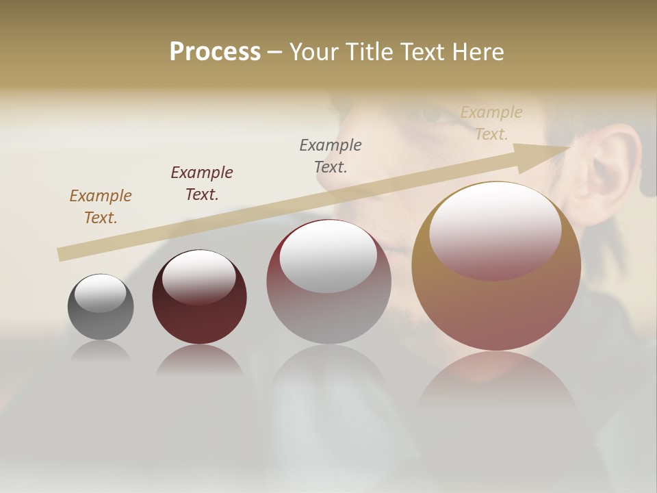 Youngman Thought Mural PowerPoint Template