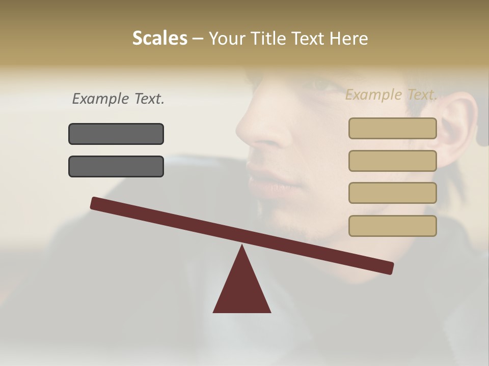 Youngman Thought Mural PowerPoint Template