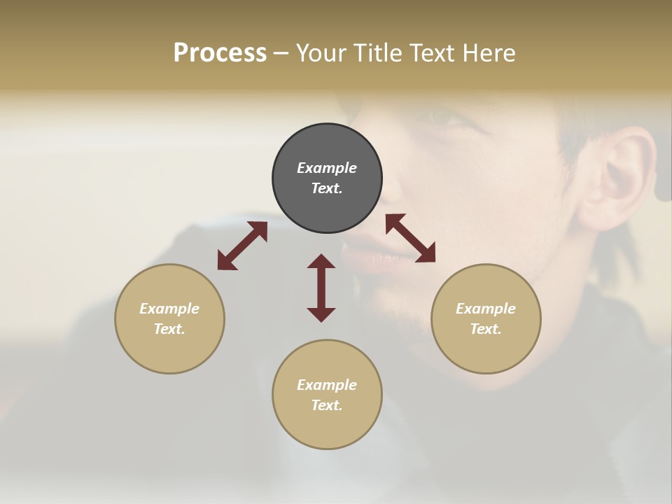 Youngman Thought Mural PowerPoint Template