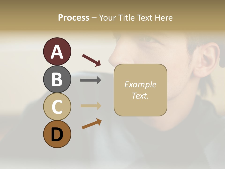 Youngman Thought Mural PowerPoint Template