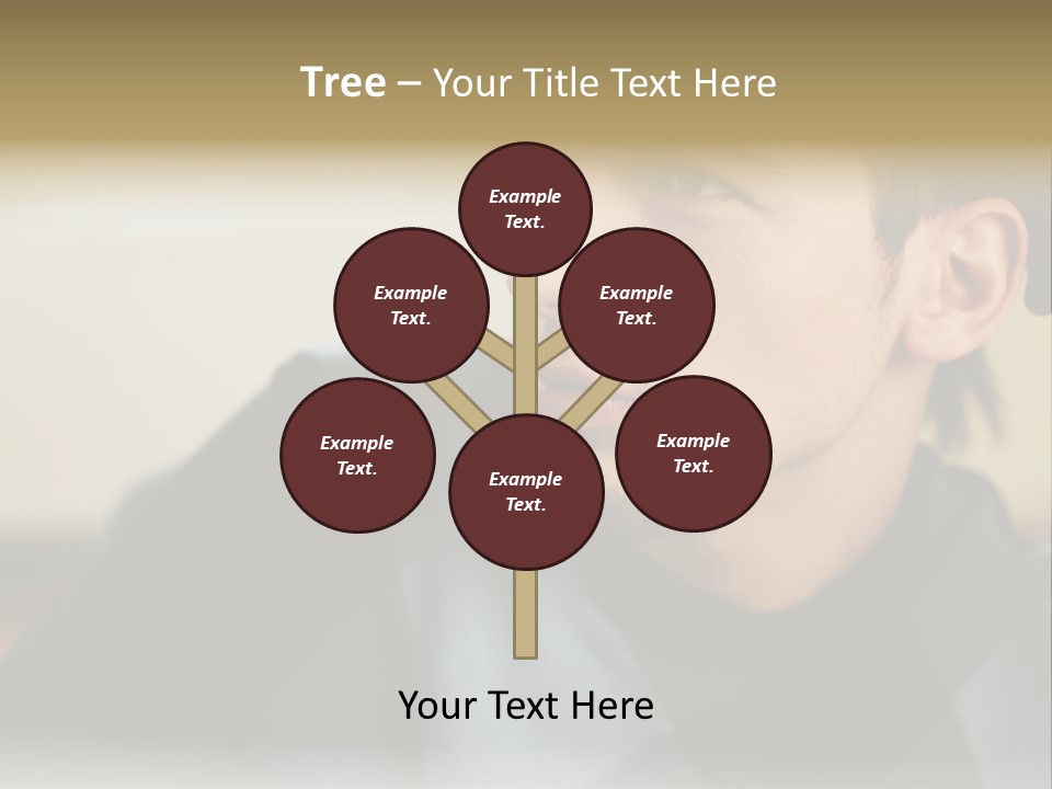 Youngman Thought Mural PowerPoint Template