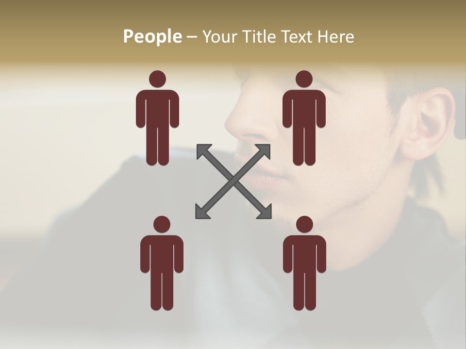 Youngman Thought Mural PowerPoint Template