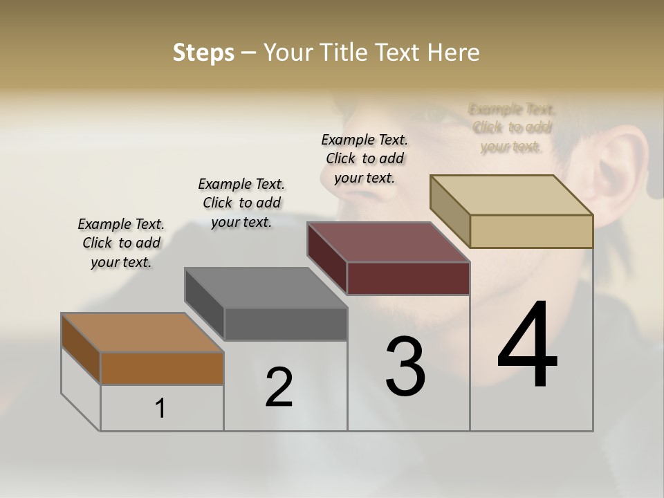 Youngman Thought Mural PowerPoint Template