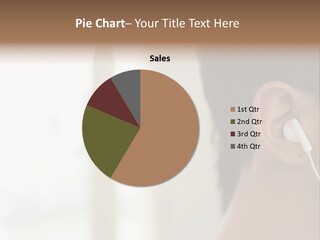 Business Ear Oneperson PowerPoint Template