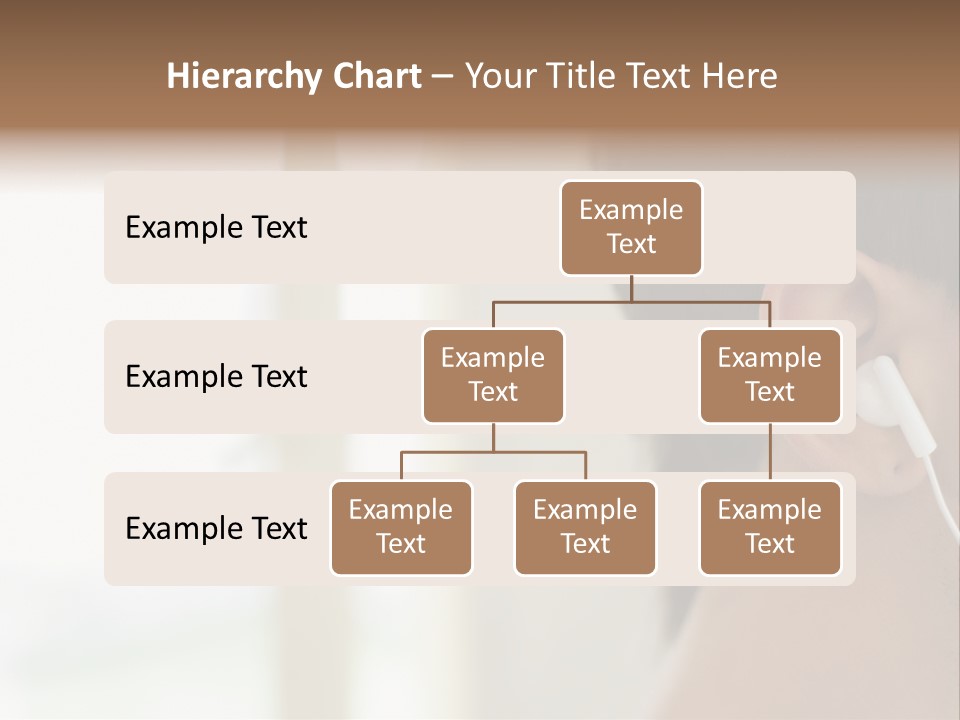 Business Ear Oneperson PowerPoint Template