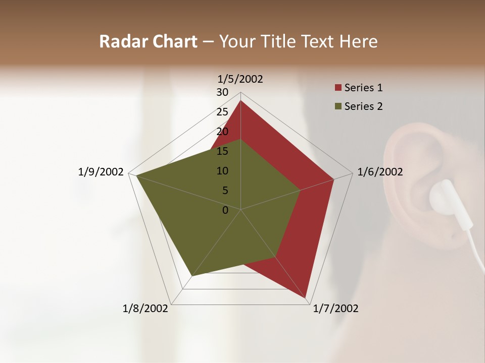 Business Ear Oneperson PowerPoint Template