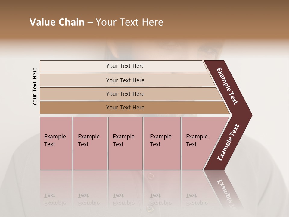 Young Man In A Grey Polo Shirt PowerPoint Template