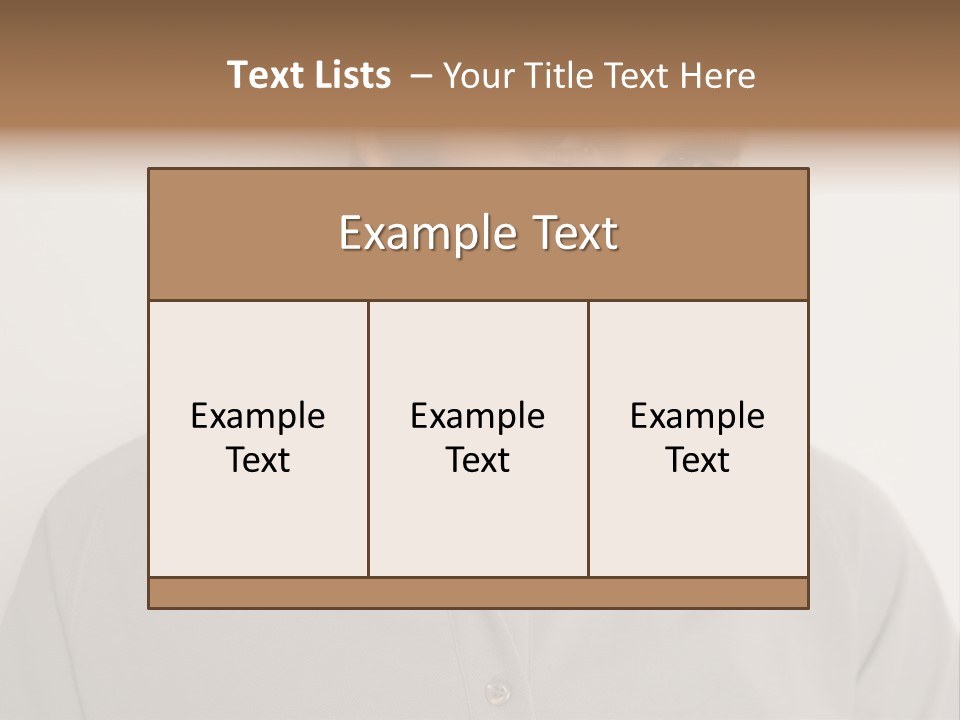 Young Man In A Grey Polo Shirt PowerPoint Template