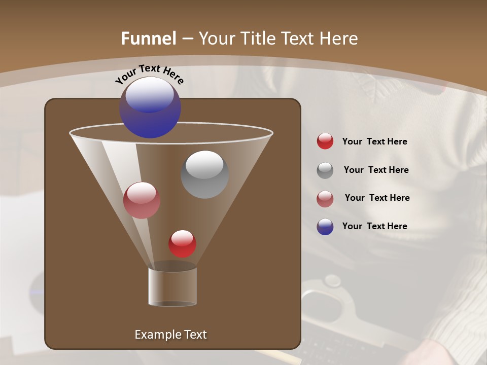 Man Sitting On The Floor With Laptop PowerPoint Template