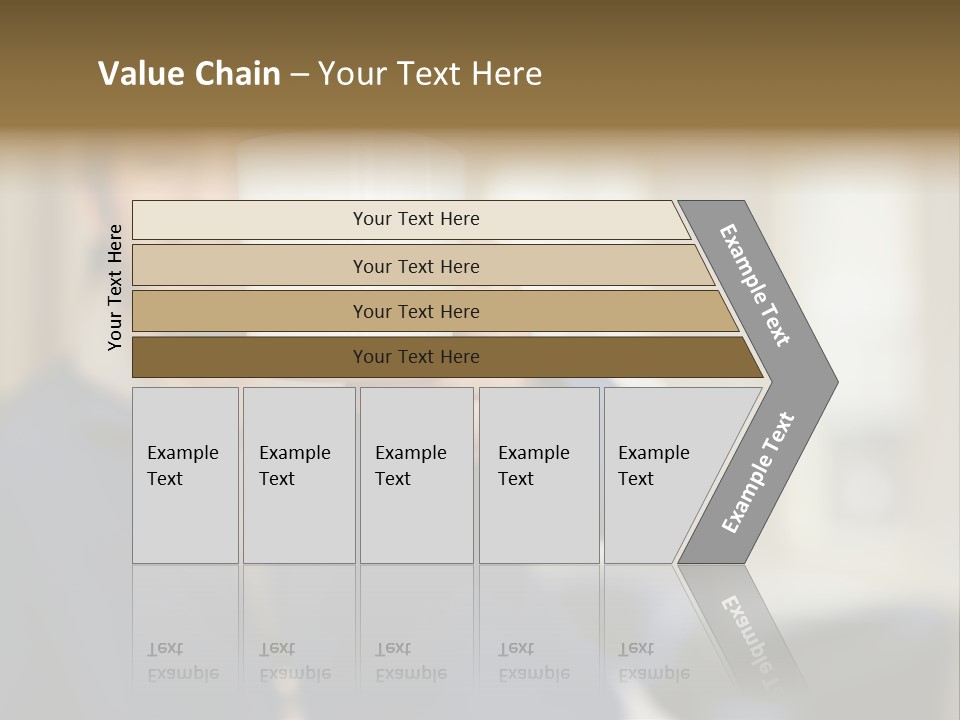 Man Offering Coffee Cup PowerPoint Template
