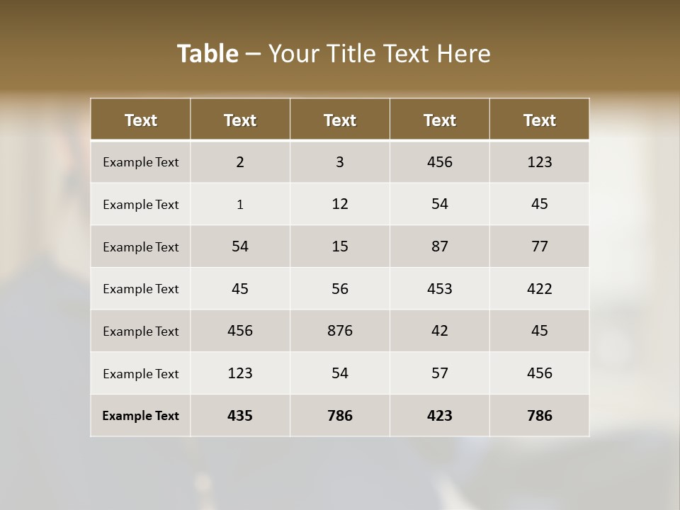 Man Offering Coffee Cup PowerPoint Template