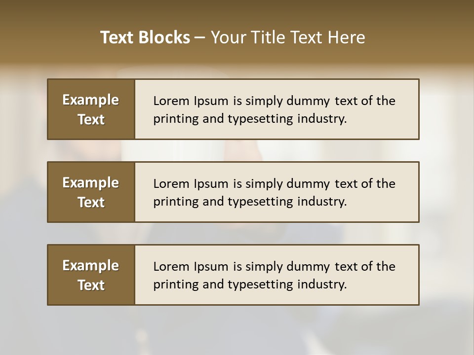 Man Offering Coffee Cup PowerPoint Template