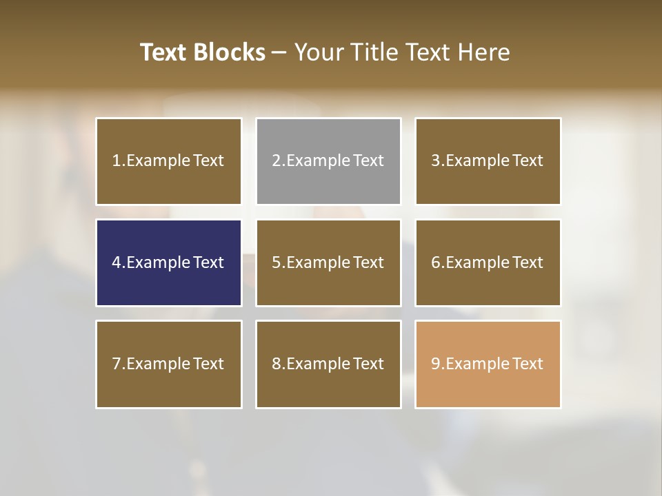 Man Offering Coffee Cup PowerPoint Template