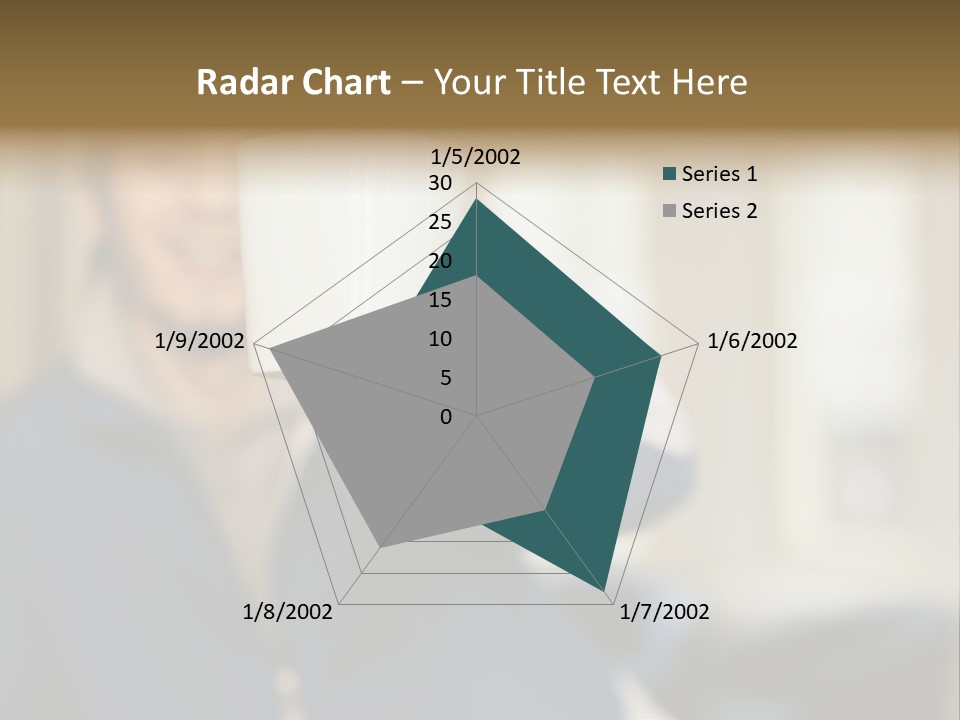 Man Offering Coffee Cup PowerPoint Template